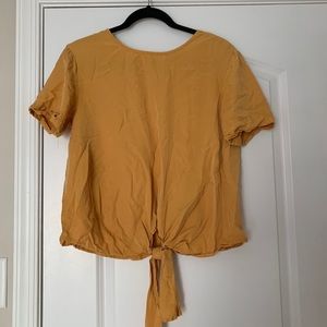 Yellow blouse
